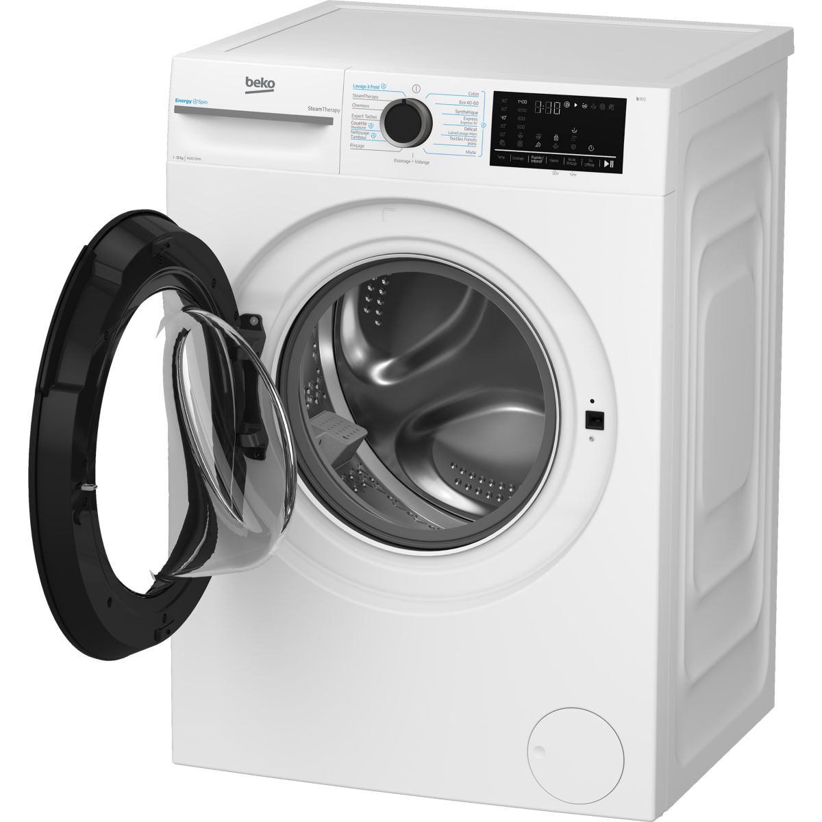 Lave linge hublot BM3WFT412411B couleur unique, BEKO