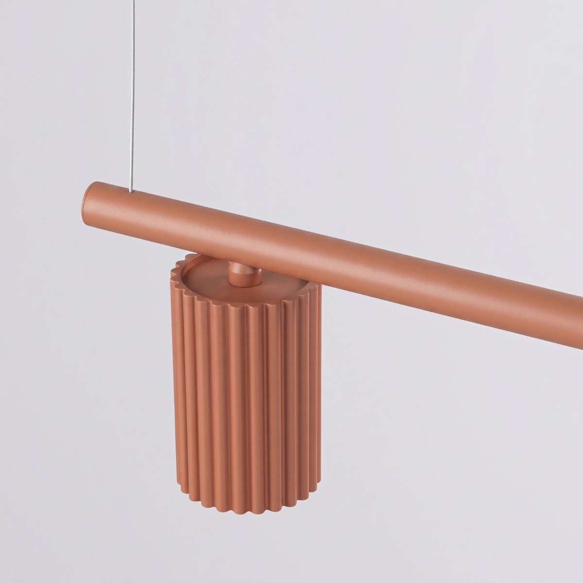 Lustre Aluminium Ocre Rouge GU10 4 KARBON ocre rouge, EDEN