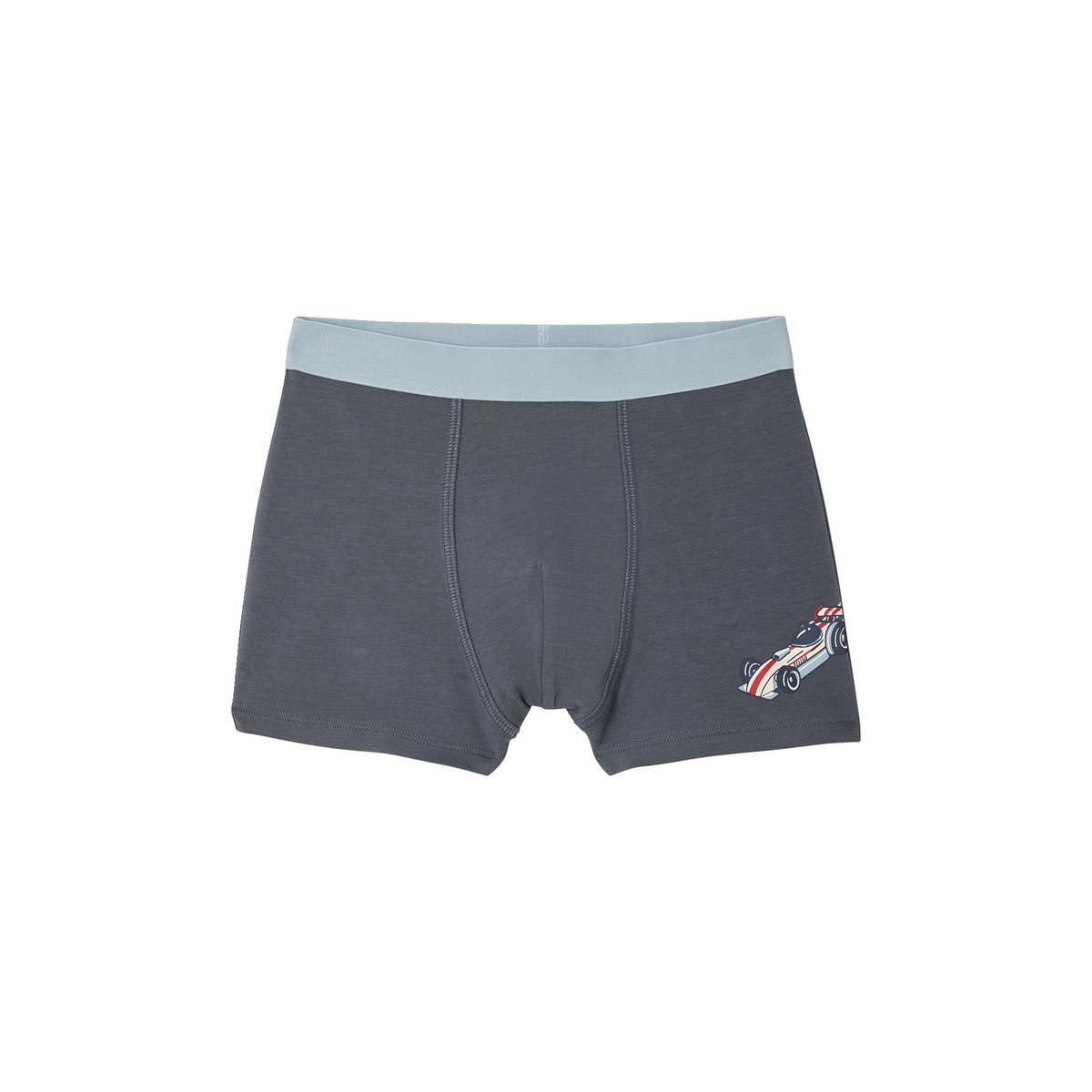 Lot 5 boxers voiture F1 anthracite, VERTBAUDET