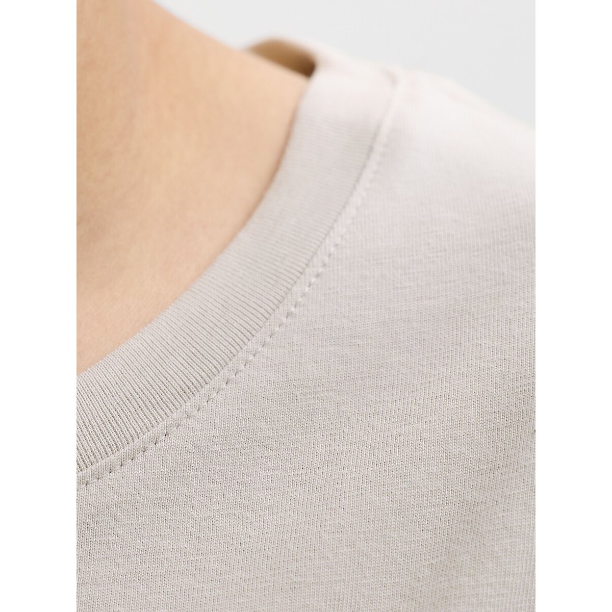 Printed Short Sleeve T-Shirt beige, JACK & JONES JUNIOR