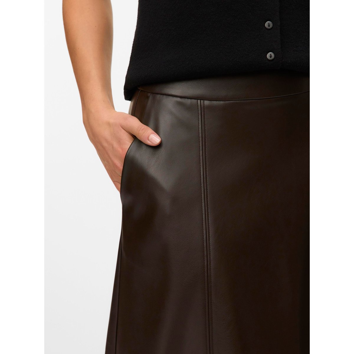 Jupe marron - chocolate torte, VERO MODA