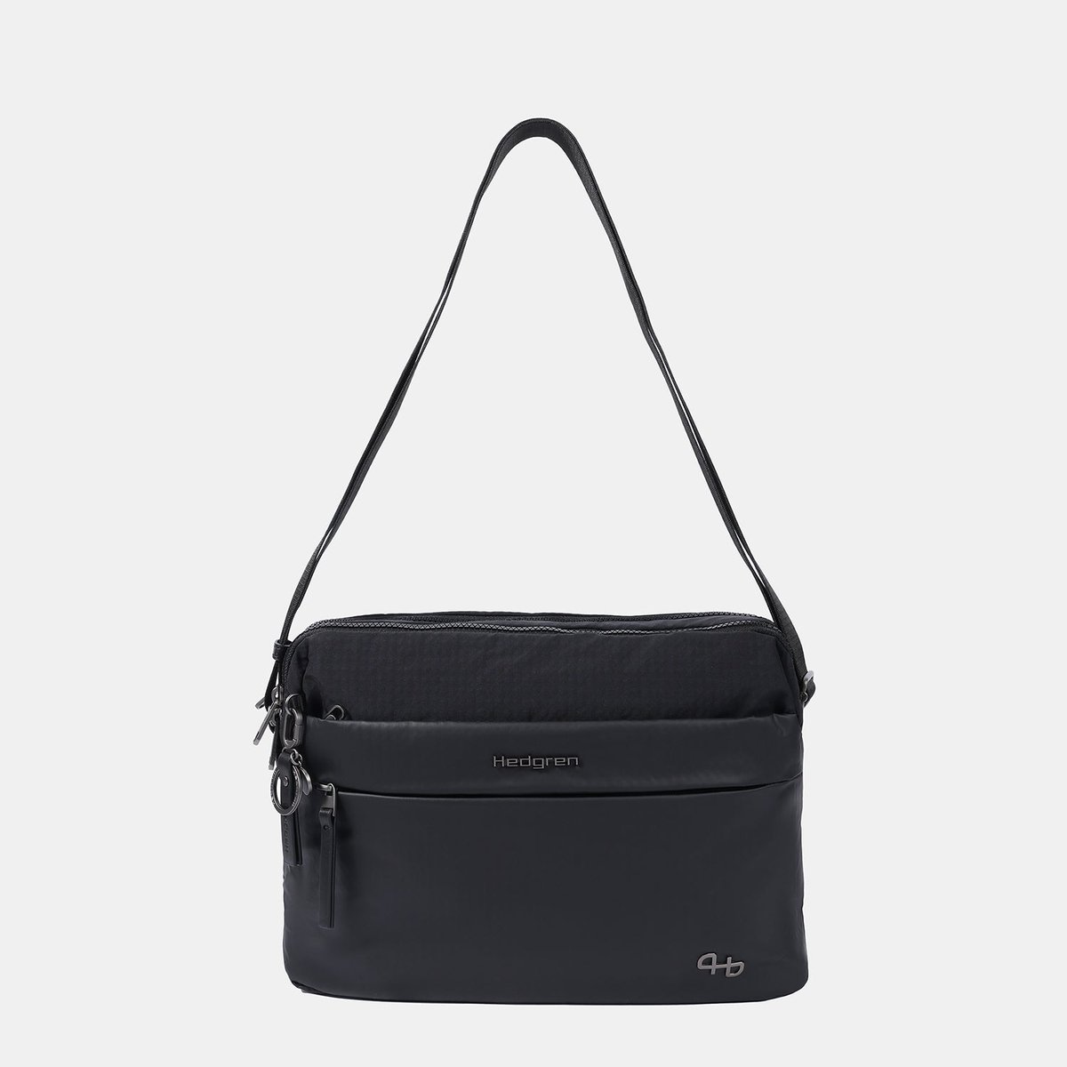 Sac bandoulière format A4 avec protection RFID black, HEDGREN