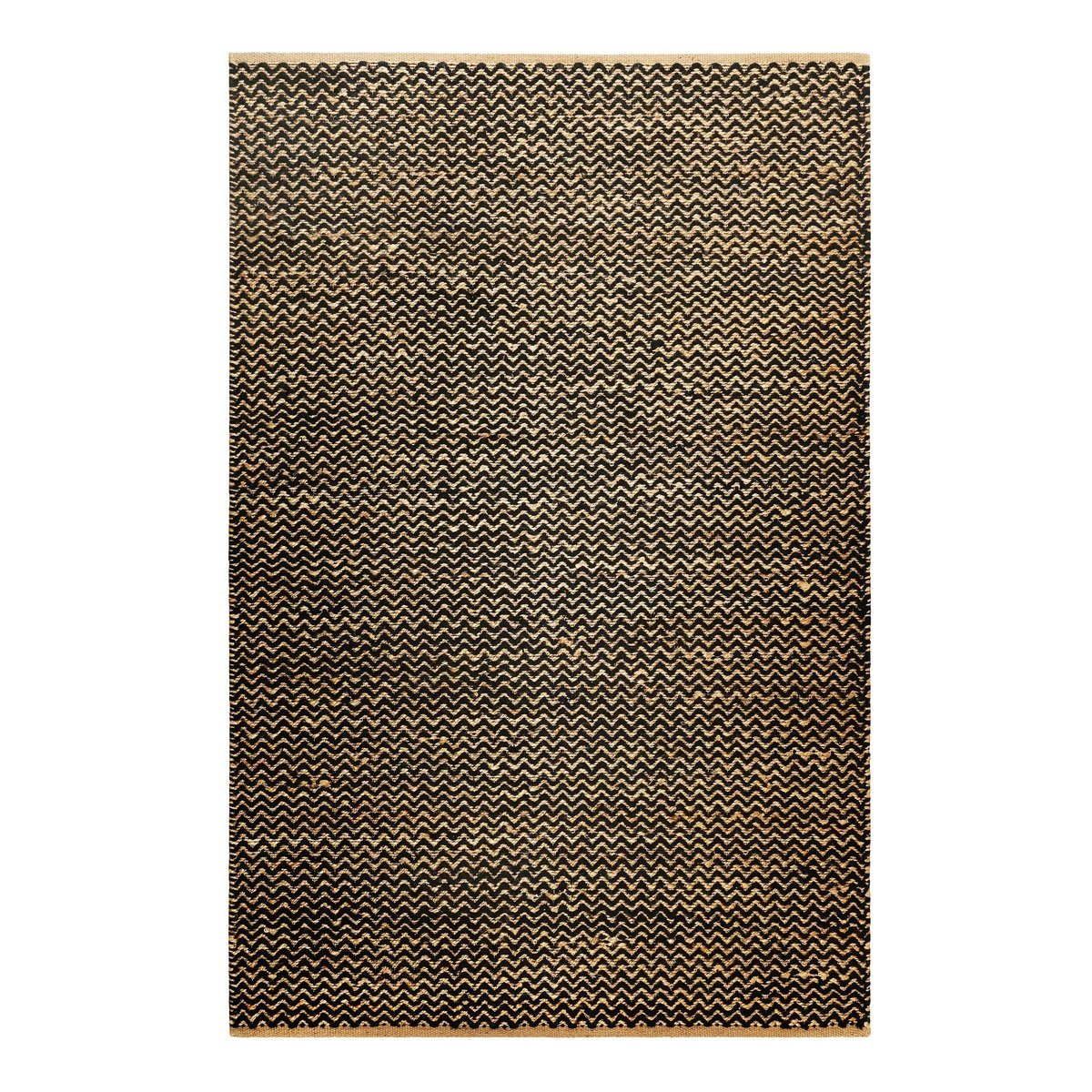 Tapis jute motif zigzag rectangulaire , MONTPELLIER naturel, WECON HOME