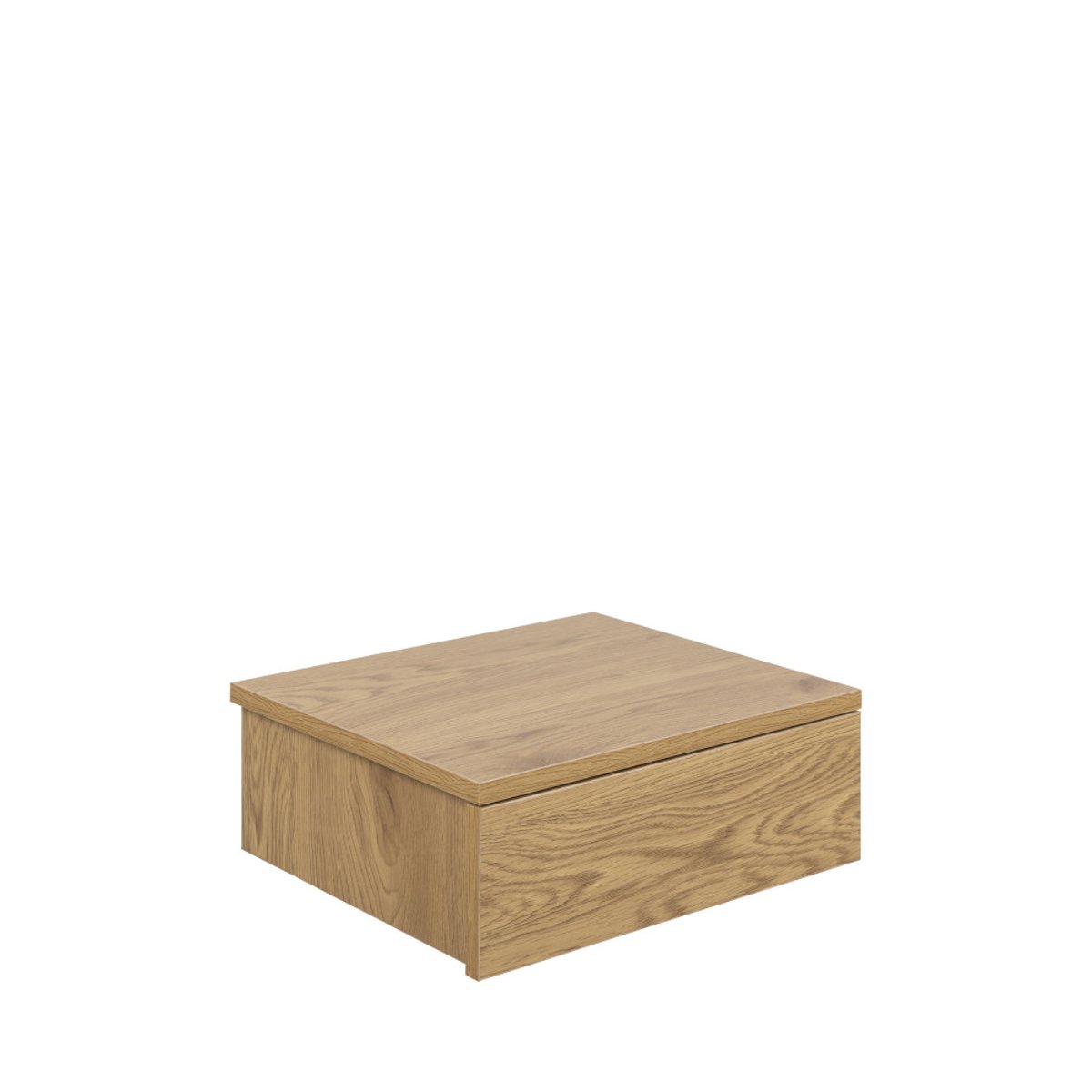 Table de chevet murale 1 tiroir en bois- PUERTO bois clair, DRAWER