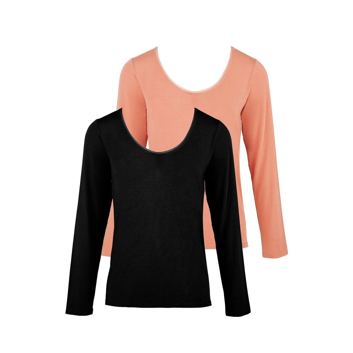 Lot de deux t shirts chill noir&rose, SANS COMPLEXE
