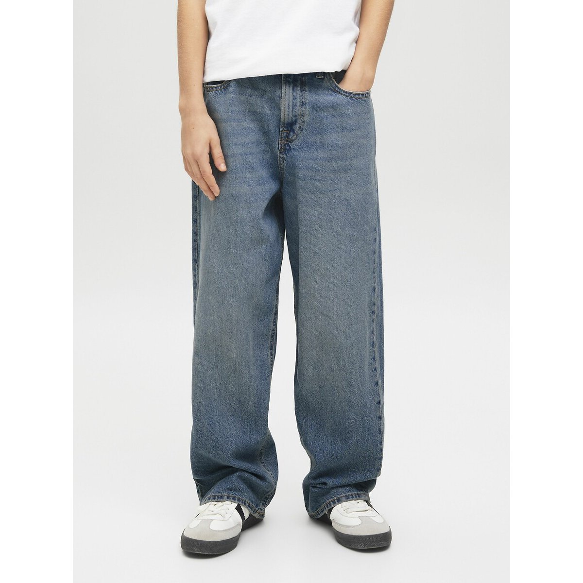 Jean très large bleu denim, JACK & JONES JUNIOR