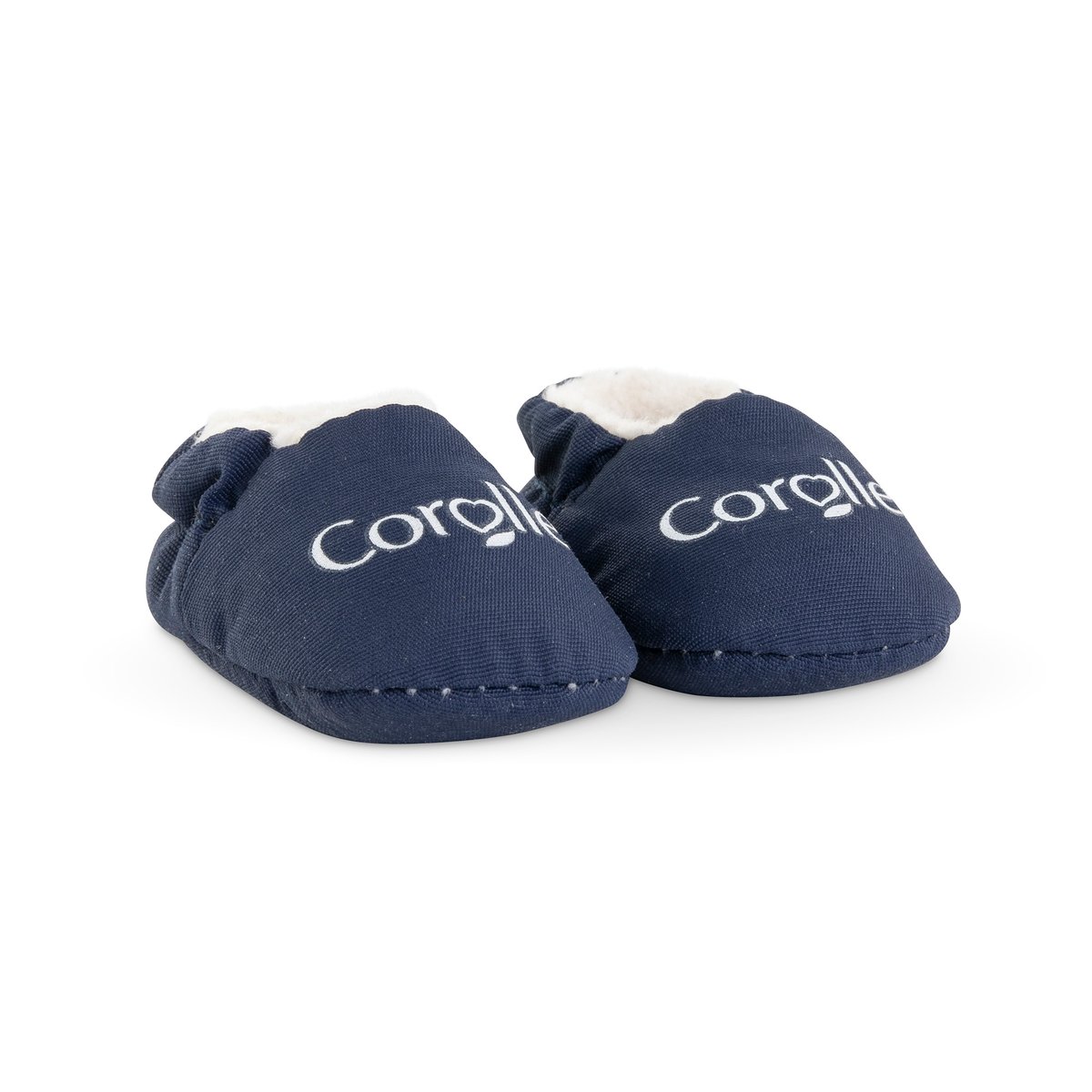 Chaussons Bleu Marine pour poupon 30 cm couleur unique, COROLLE