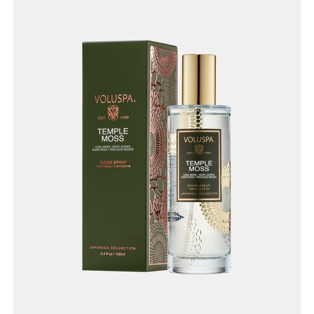 Spray d'ambiance temple moss standard, VOLUSPA