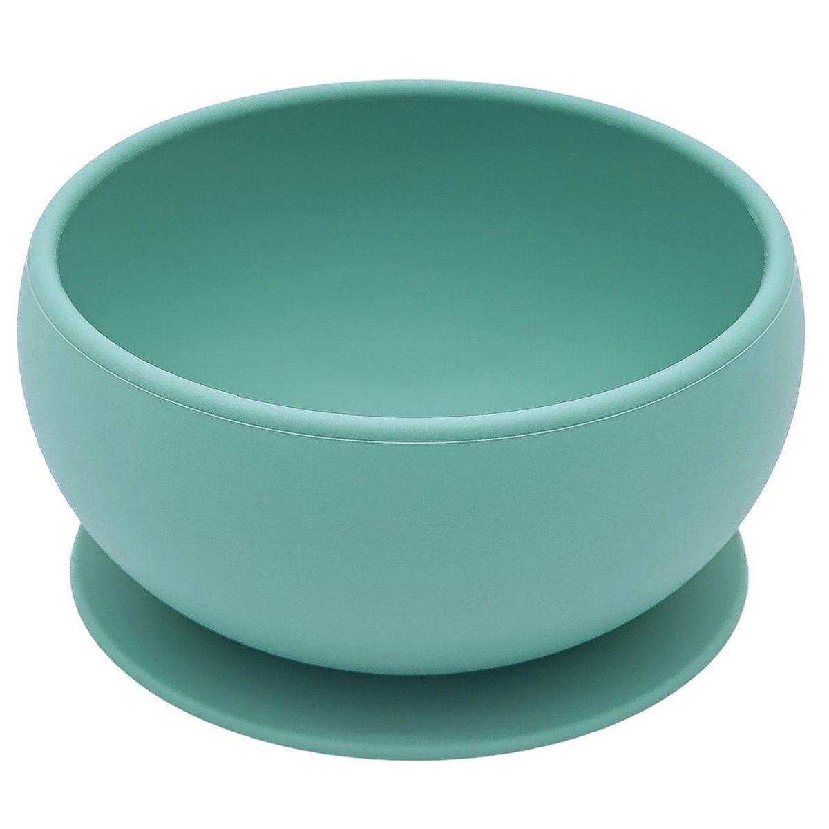 Bol en silicone avec ventouse ANIMAUX menthe, SASSI