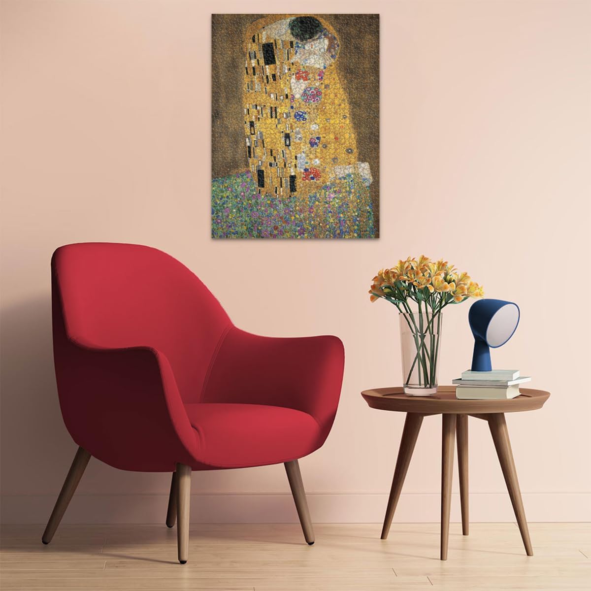Puzzle Le baiser de Klimt 1500 pcs blanc, RAVENSBURGER
