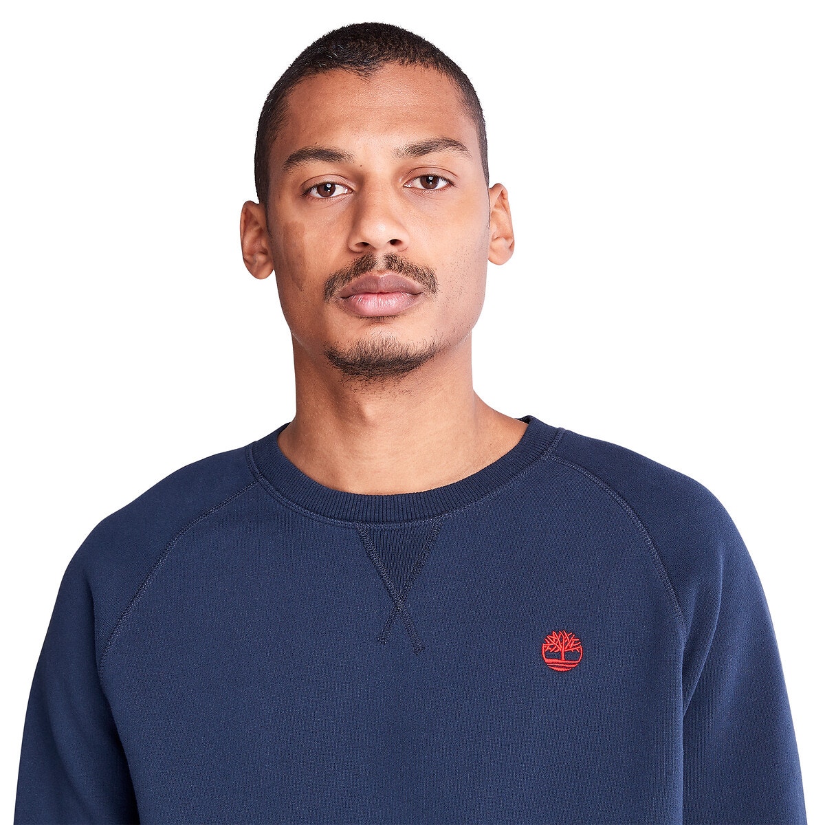 Sweat col rond regular bleu foncé, TIMBERLAND