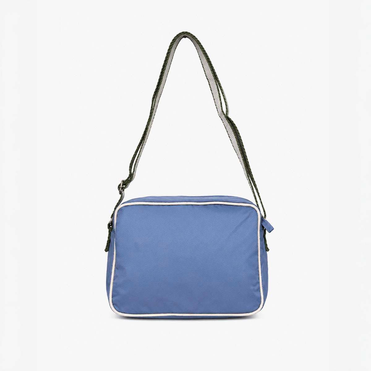 Small besace en nylon recyclé denim, BENSIMON