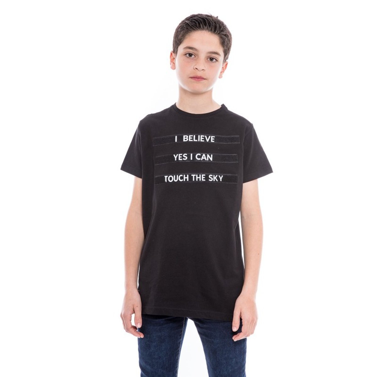 T-shirt Col Rond Nalisto noir, RITCHIE