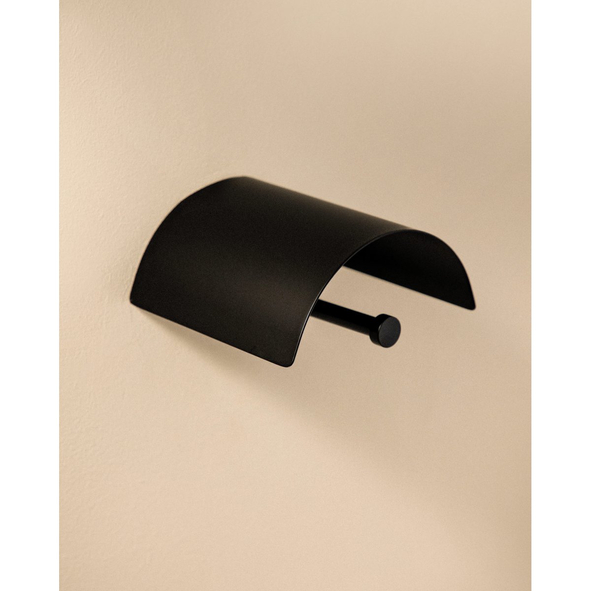 Porte Papier Toilette LOGIC noir mat, COSMIC