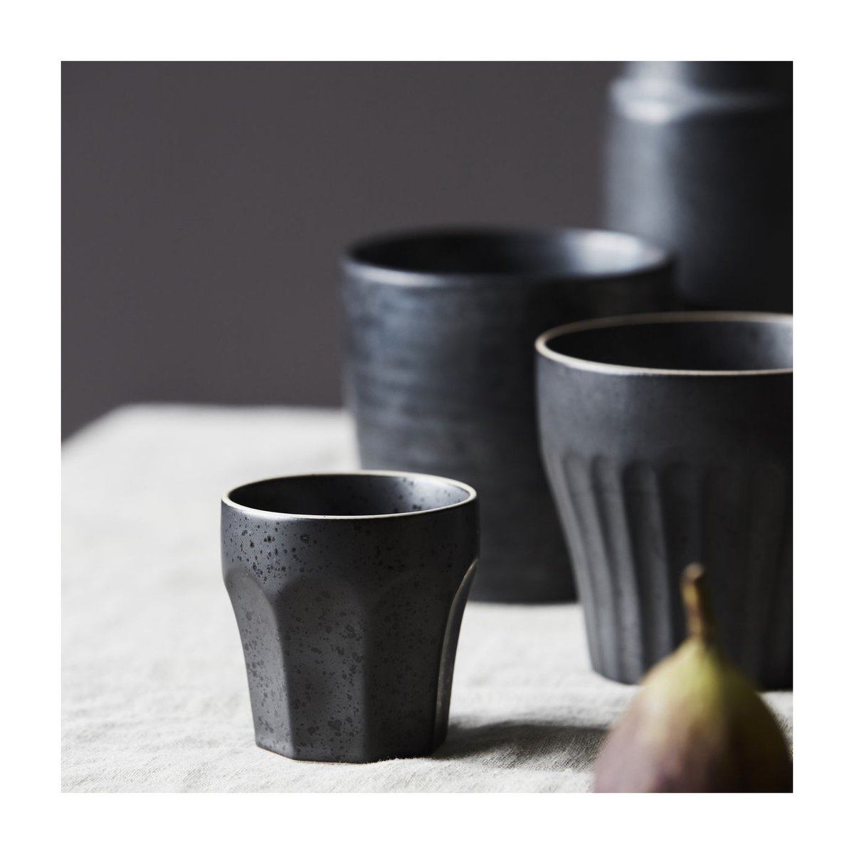 Tasse Berica h 6 cm noir, HOUSE DOCTOR