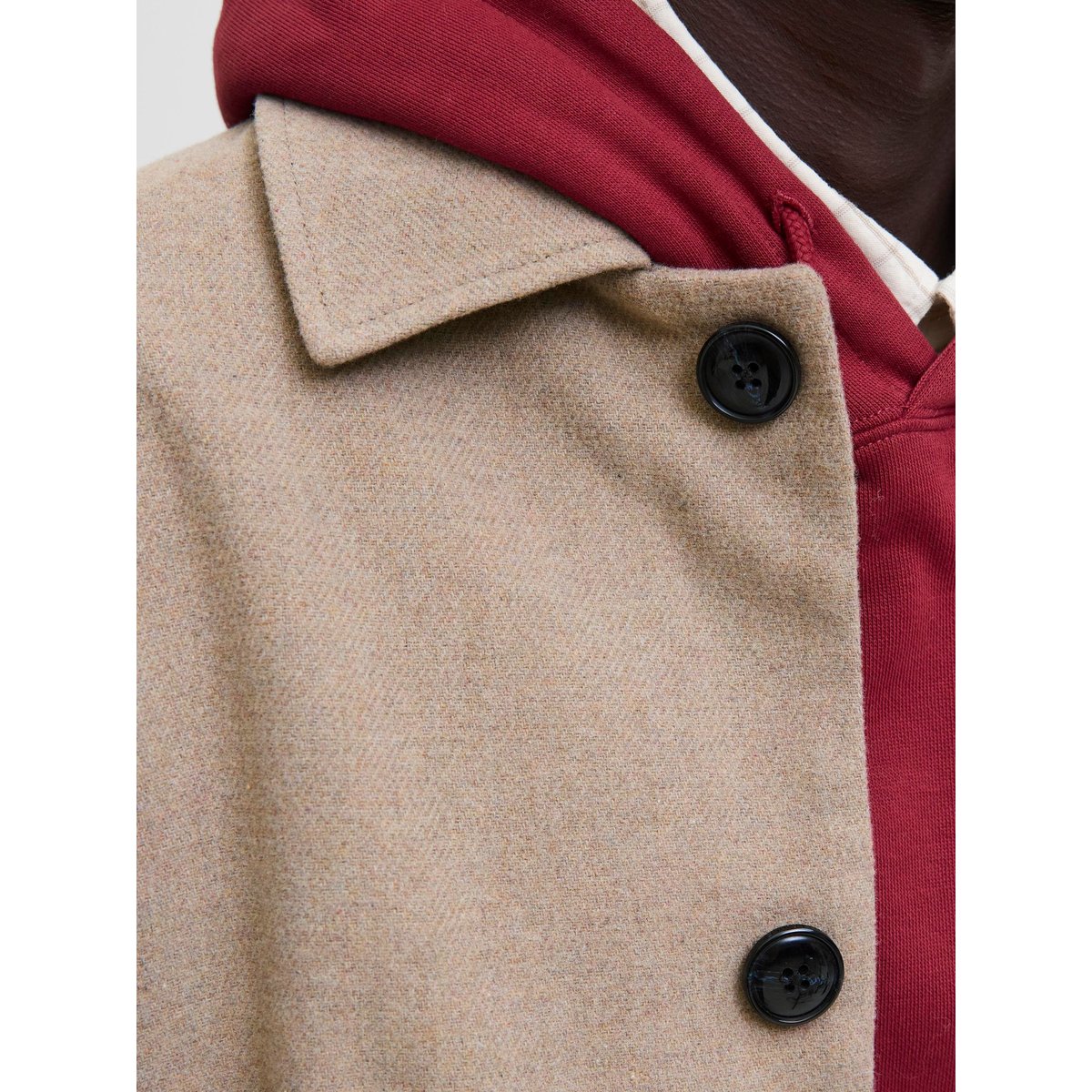 Manteau mocha meringue, JACK & JONES