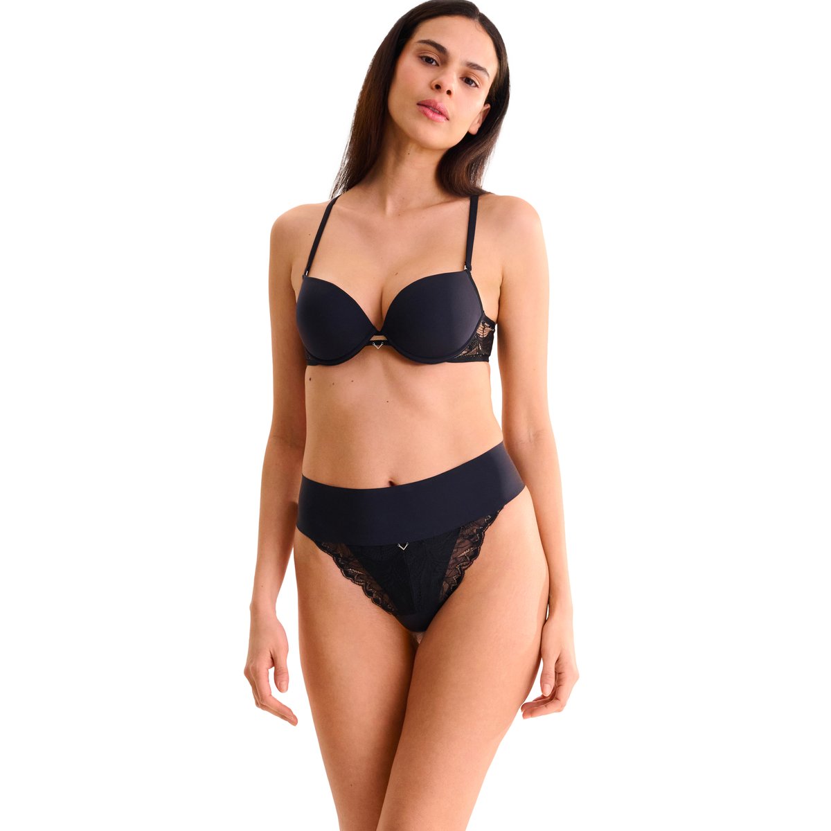 Soutien-gorge push-up multipositions CHARISMA noir, LISCA