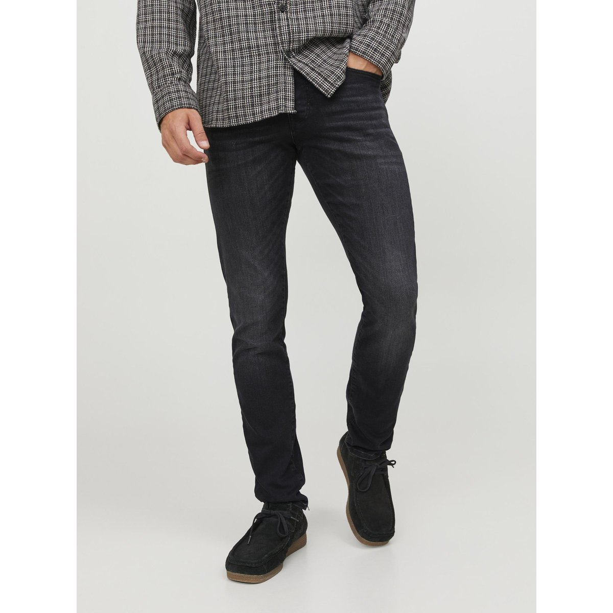 Jean Slim black denim, JACK & JONES