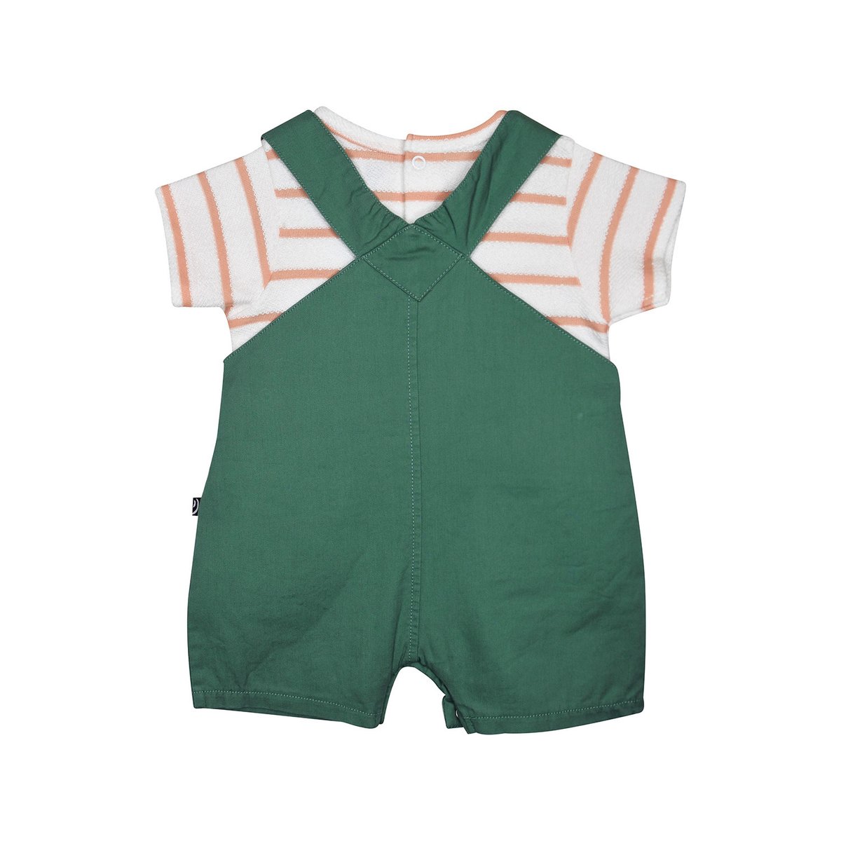 Tshirt salopette norton twill court naissance vert, SUCRE D'ORGE