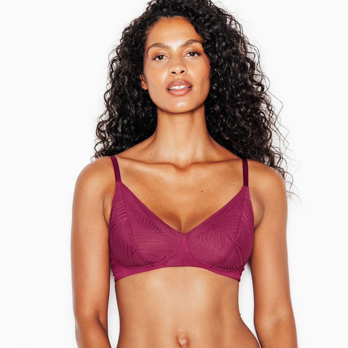 Soutien-gorge sans armature JANICE violet, ROUGEGORGE LINGERIE