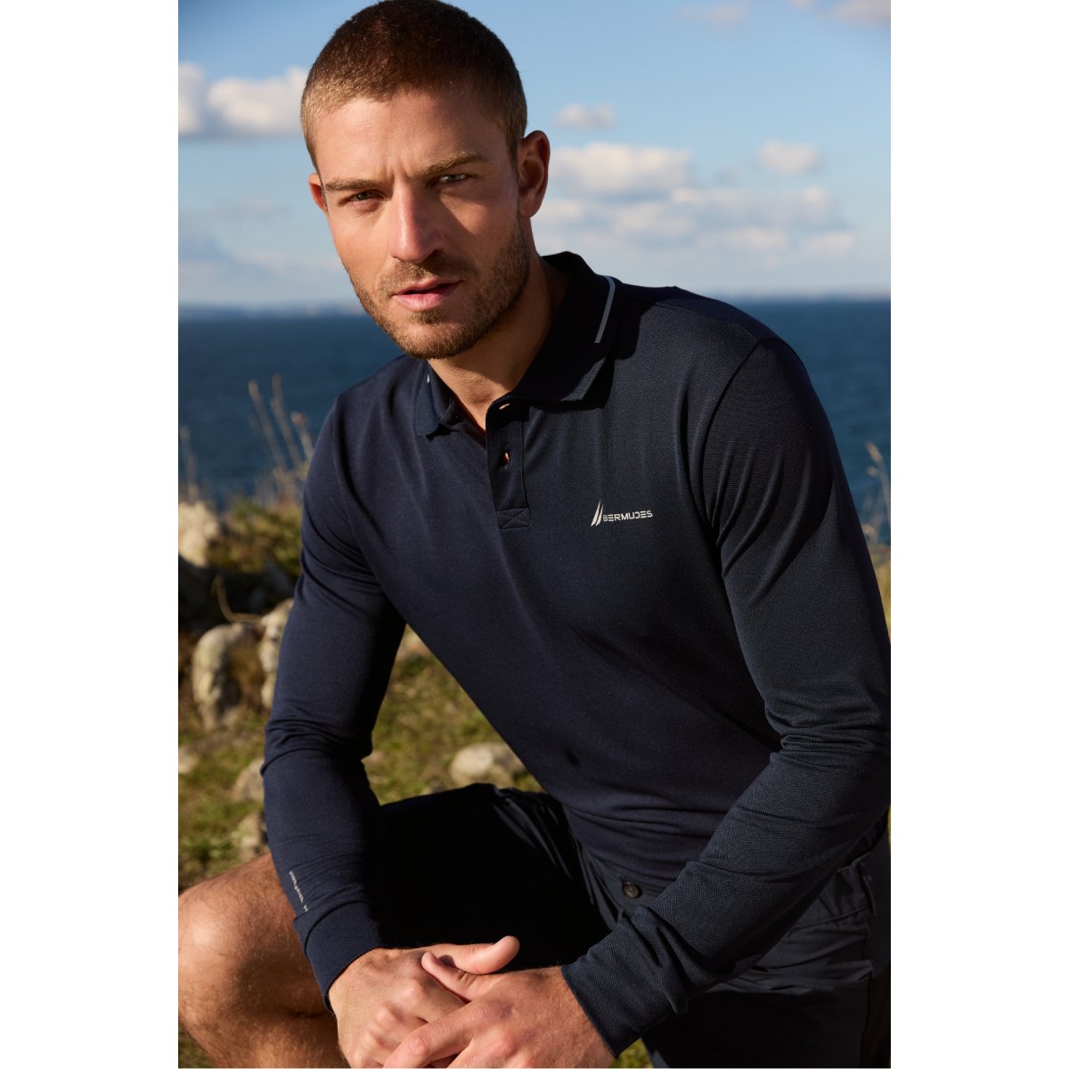 Polo GENOIS navy, BERMUDES