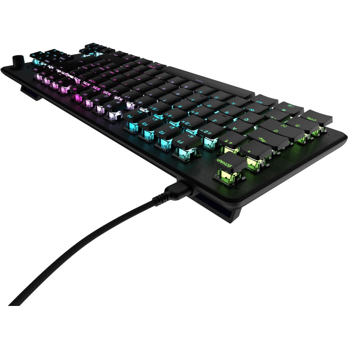 Clavier gamer Vulcan II TKL Noir couleur unique, TURTLE BEACH