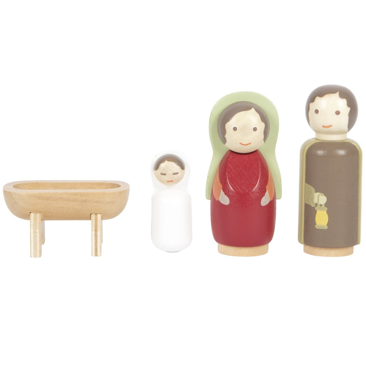 Set de jeu Crèche de Noël beige, SMALL FOOT COMPANY