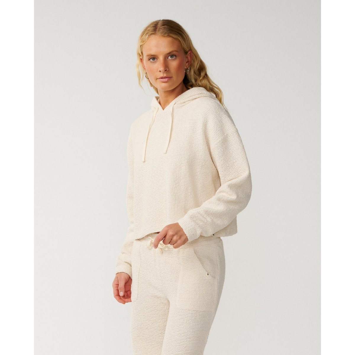 Sweat à capuche Cala Nights Texturé naturel, RIP CURL