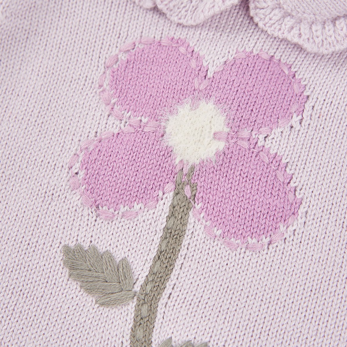 Robe bébé imprimée de fleur violet, BOBOLI