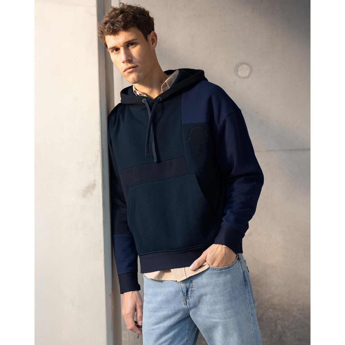 Sweat DIRAC UP bleu marine, FAGUO