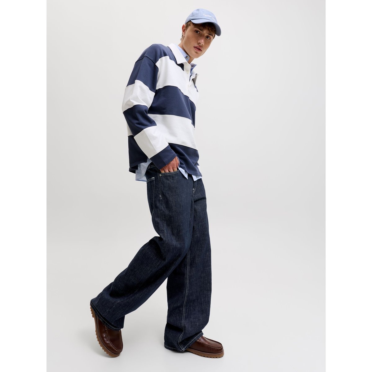 Jean À Coupe Wide blue denim, JACK & JONES