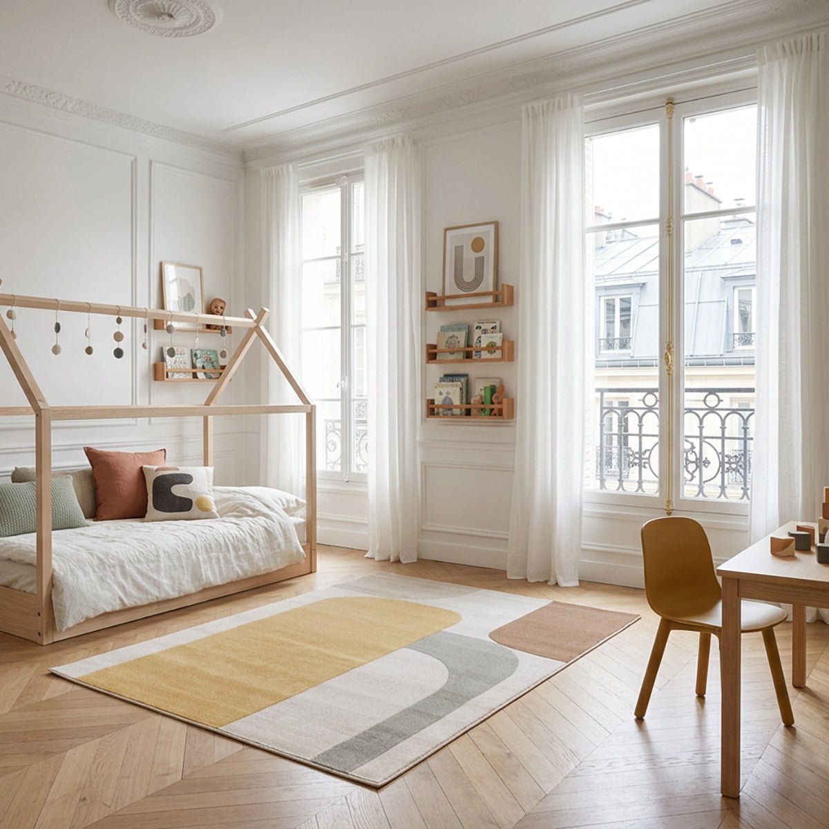 Tapis doux pour un intérieur design WASSILY palette colorée, AFK LIVING