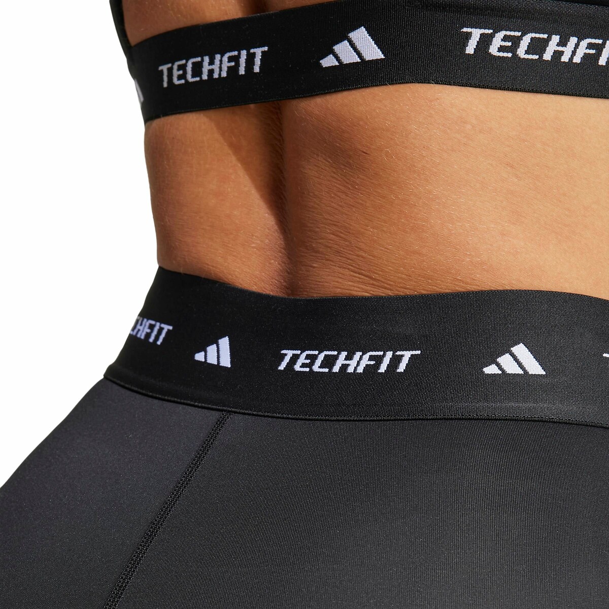 Legging de sport 3/4 TECHFIT noir, adidas Performance