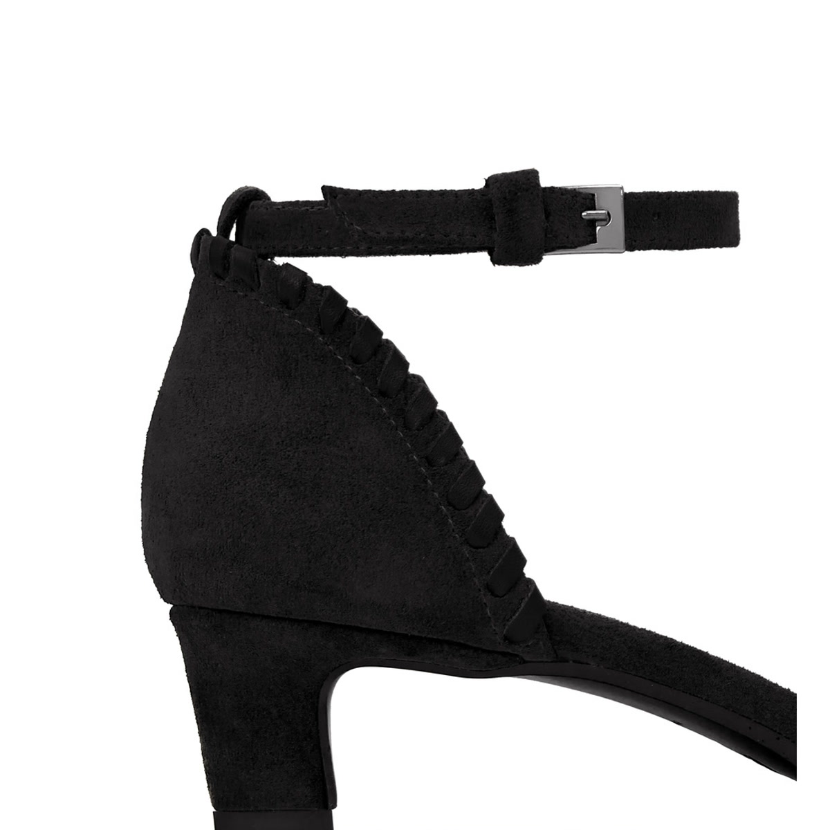 Escarpins à bride cheville en cuir ADELA noir, CASTANER