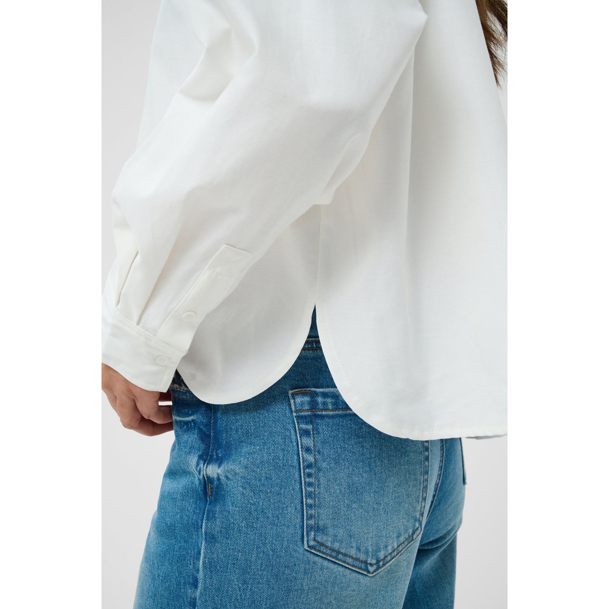 Chemise à manches longues blanc chalk, KAFFE