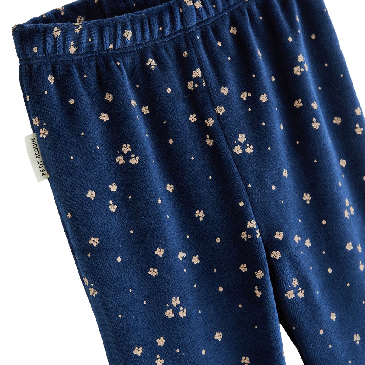 Lot de 2 pyjamas enfant 2 pièces en velours Ollie bleu, PETIT BEGUIN