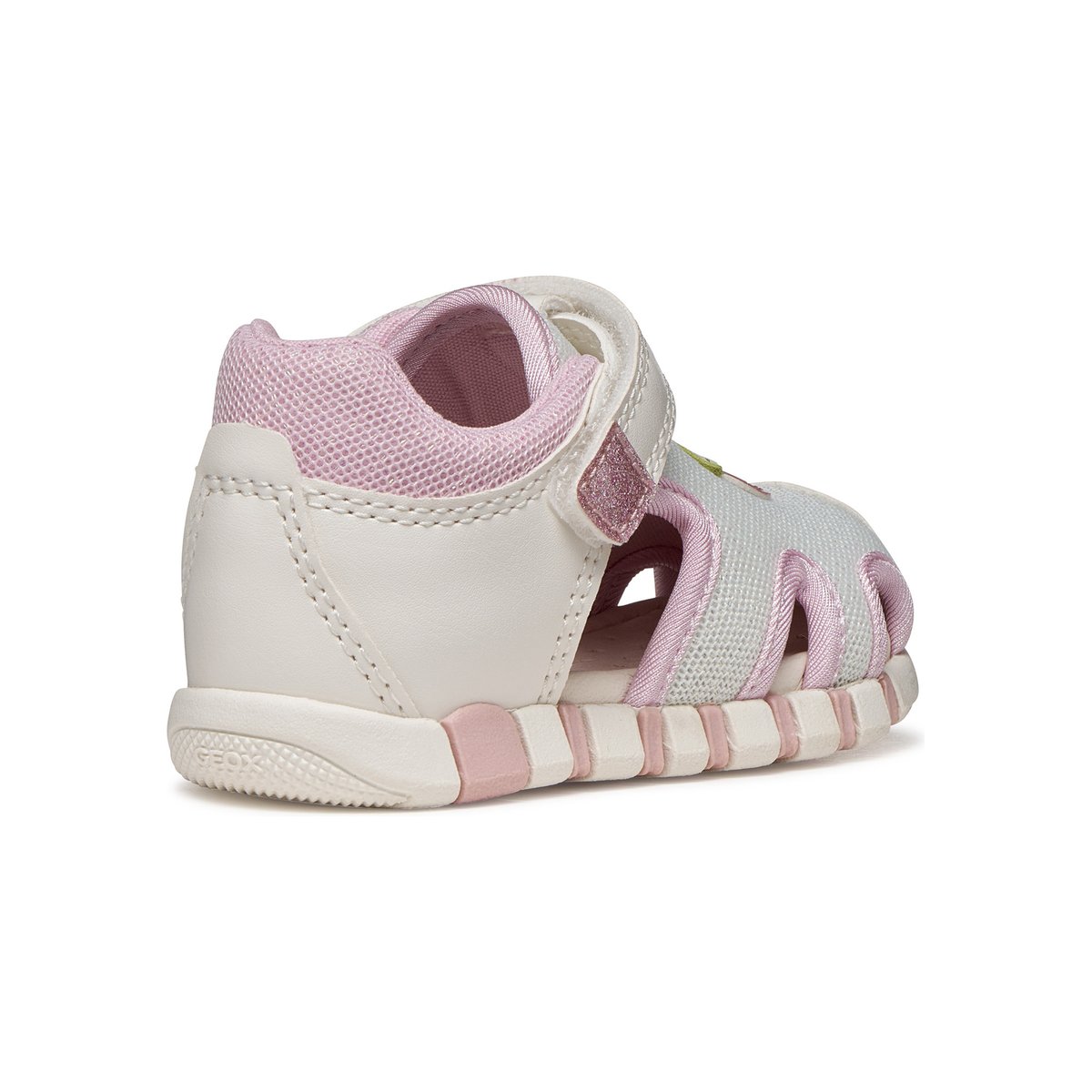 Sandales  B SANDAL IUPIDOO blanc/rose, GEOX