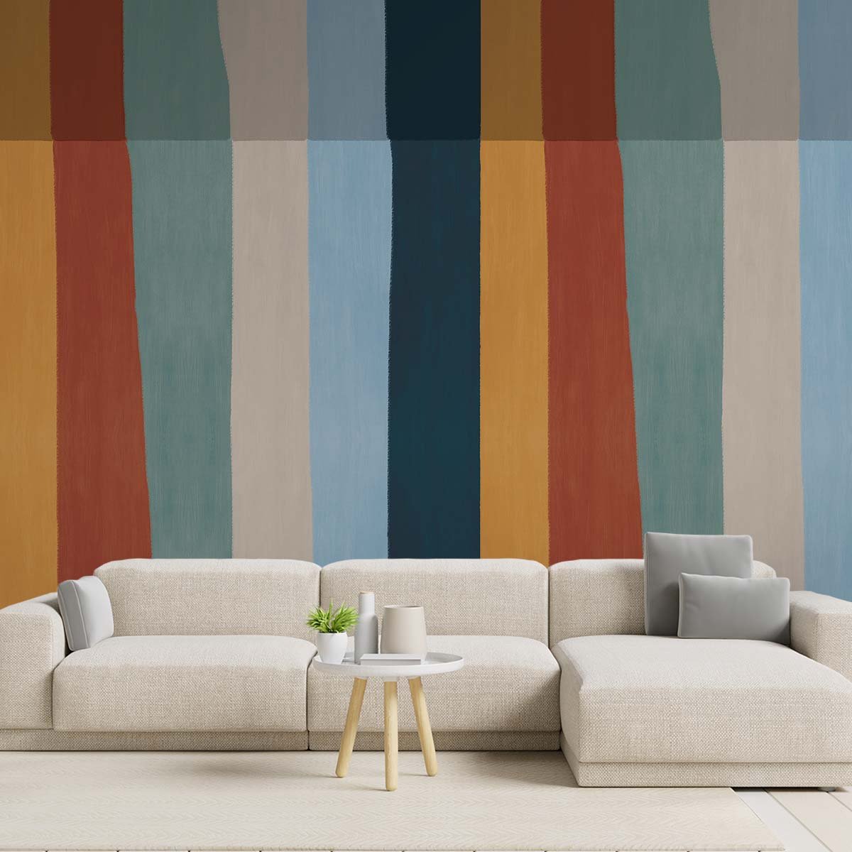 Papier peint, automne multicolore, HEXOA