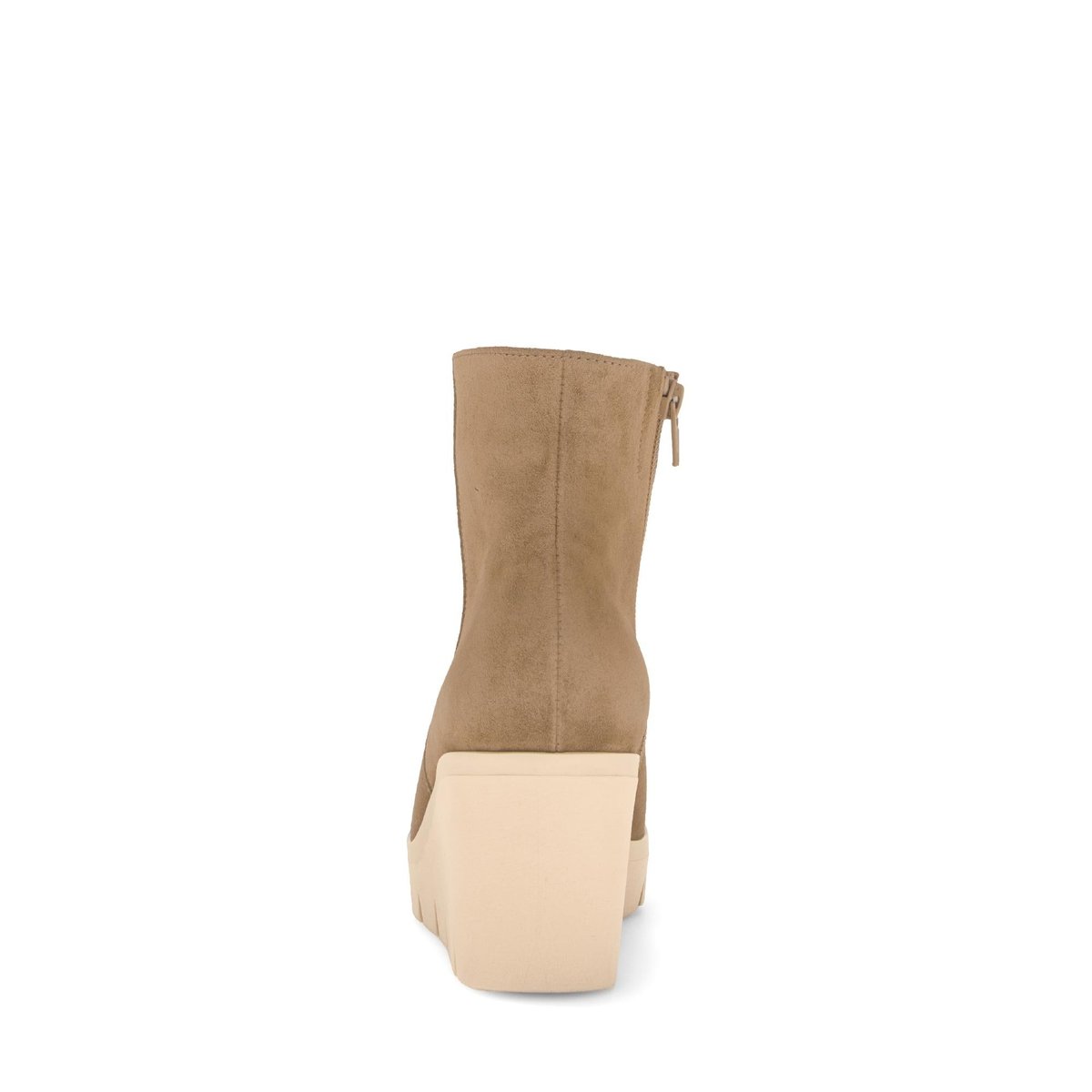 Bottines en cuir à talon compensé marron, GABOR