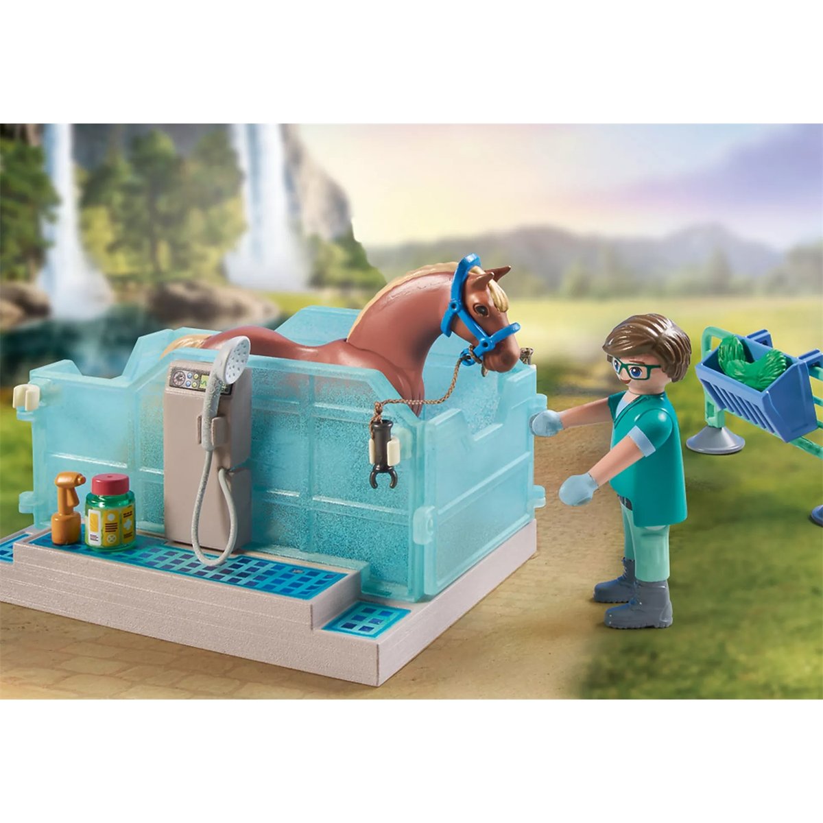 Vétérinaire et centre de thérapie multicolore, PLAYMOBIL