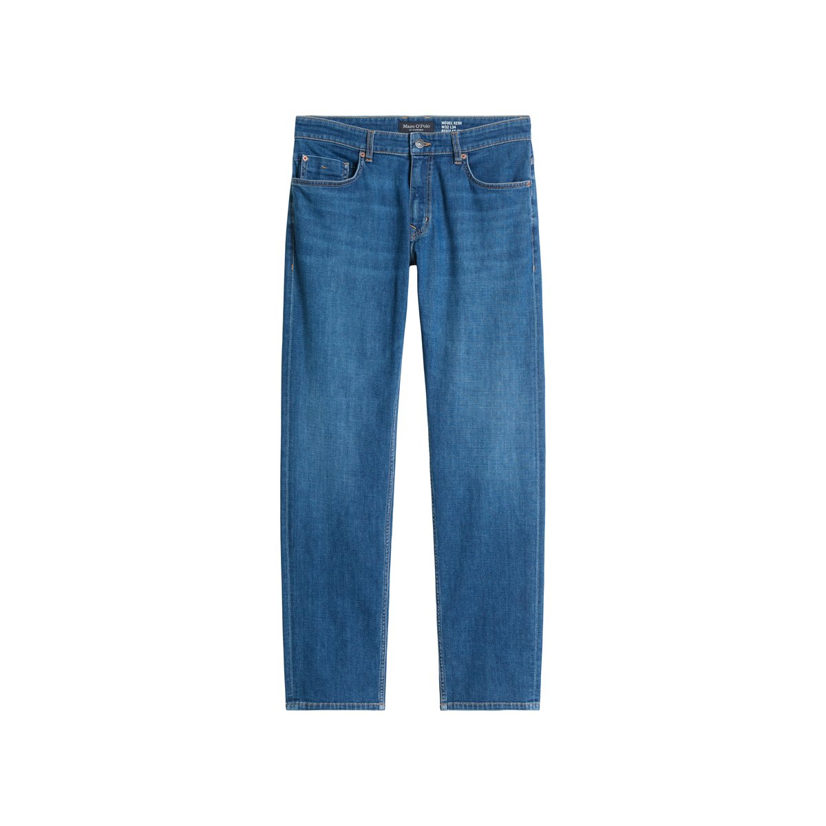 Jeans modèle Kemi regular en denim doux au toucher cashmere bleu foncé, MARC O'POLO
