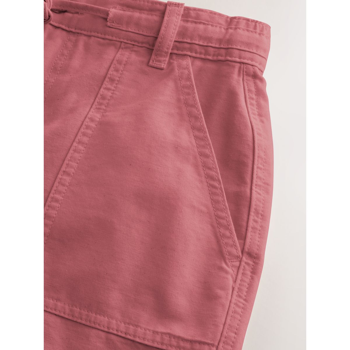 Shorts style militaire en denim, lot de 2 rose/kaki, NEXT