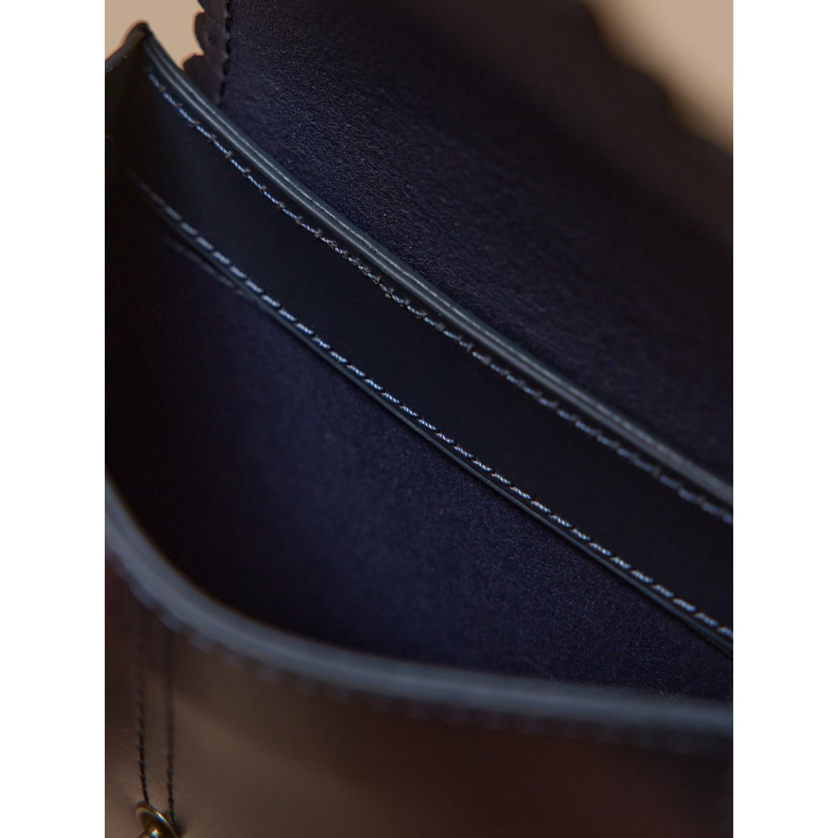 Sac écureuil en cuir marine, CYRILLUS