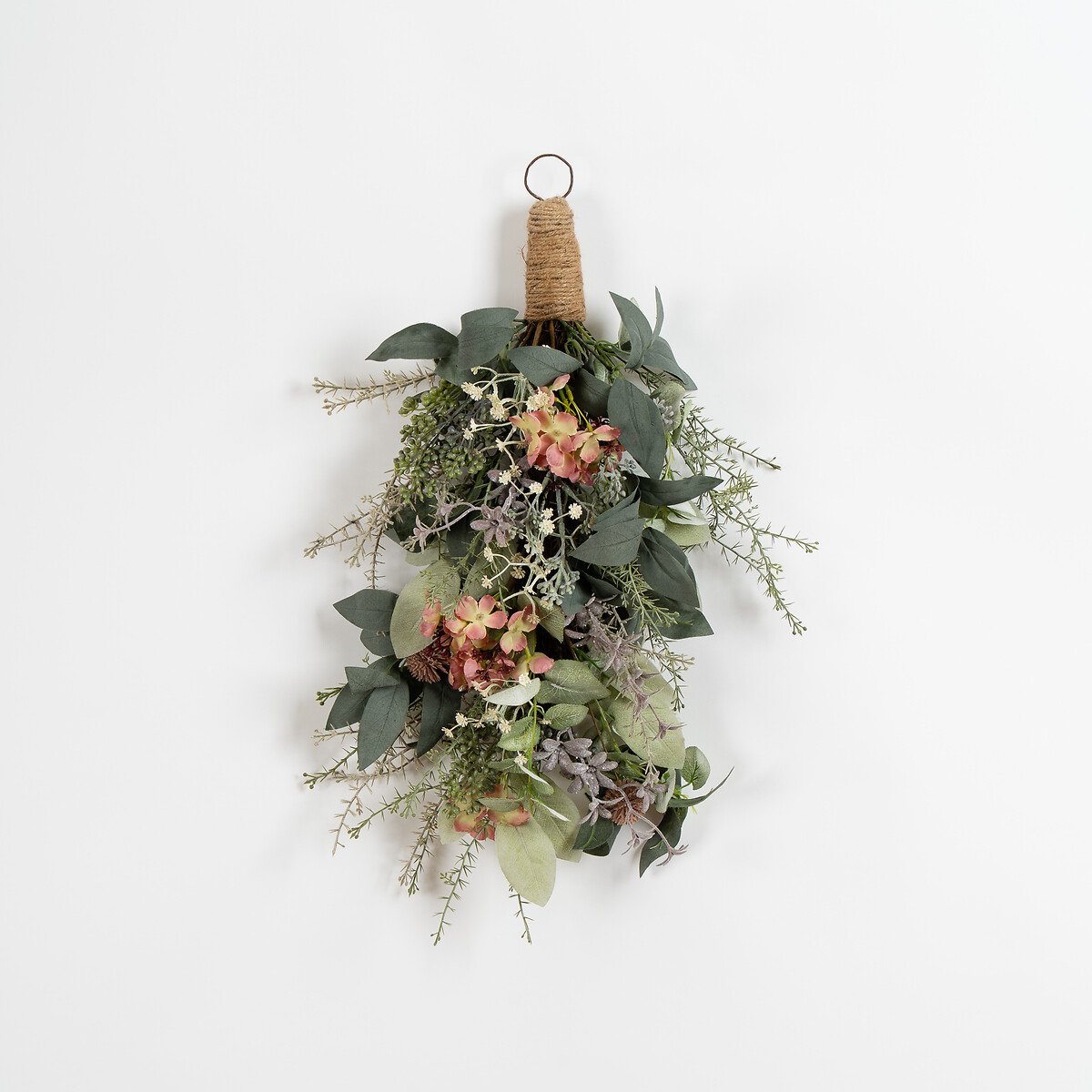 60cm Hydrangea Farmhouse Swag green, SO'HOME