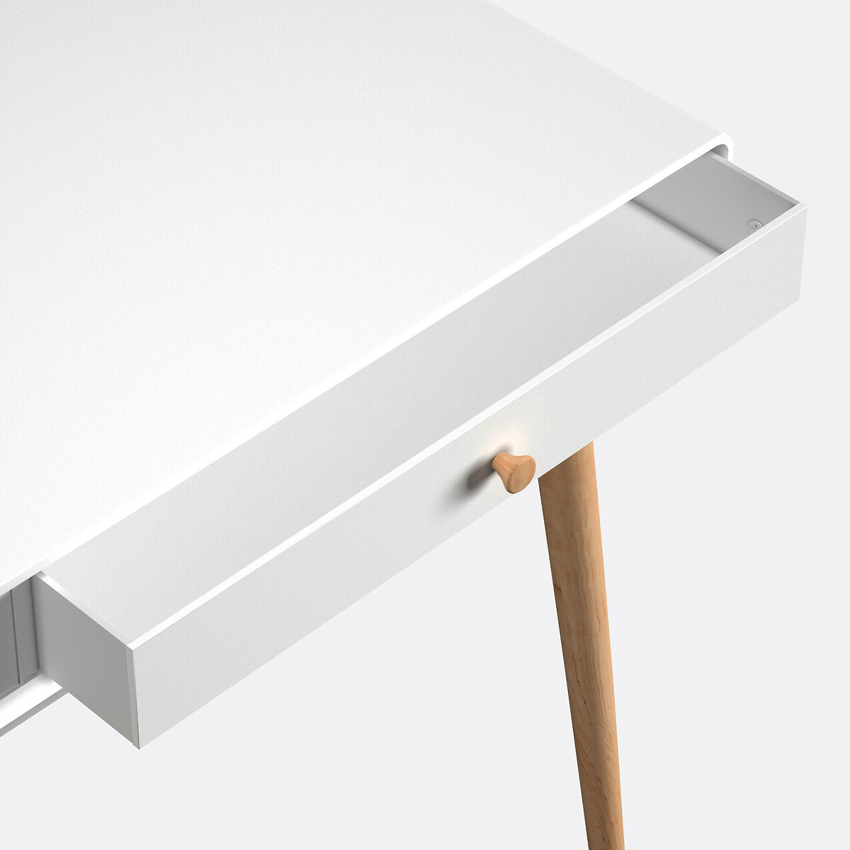 Jimi 2 Drawer Desk white, LA REDOUTE INTERIEURS