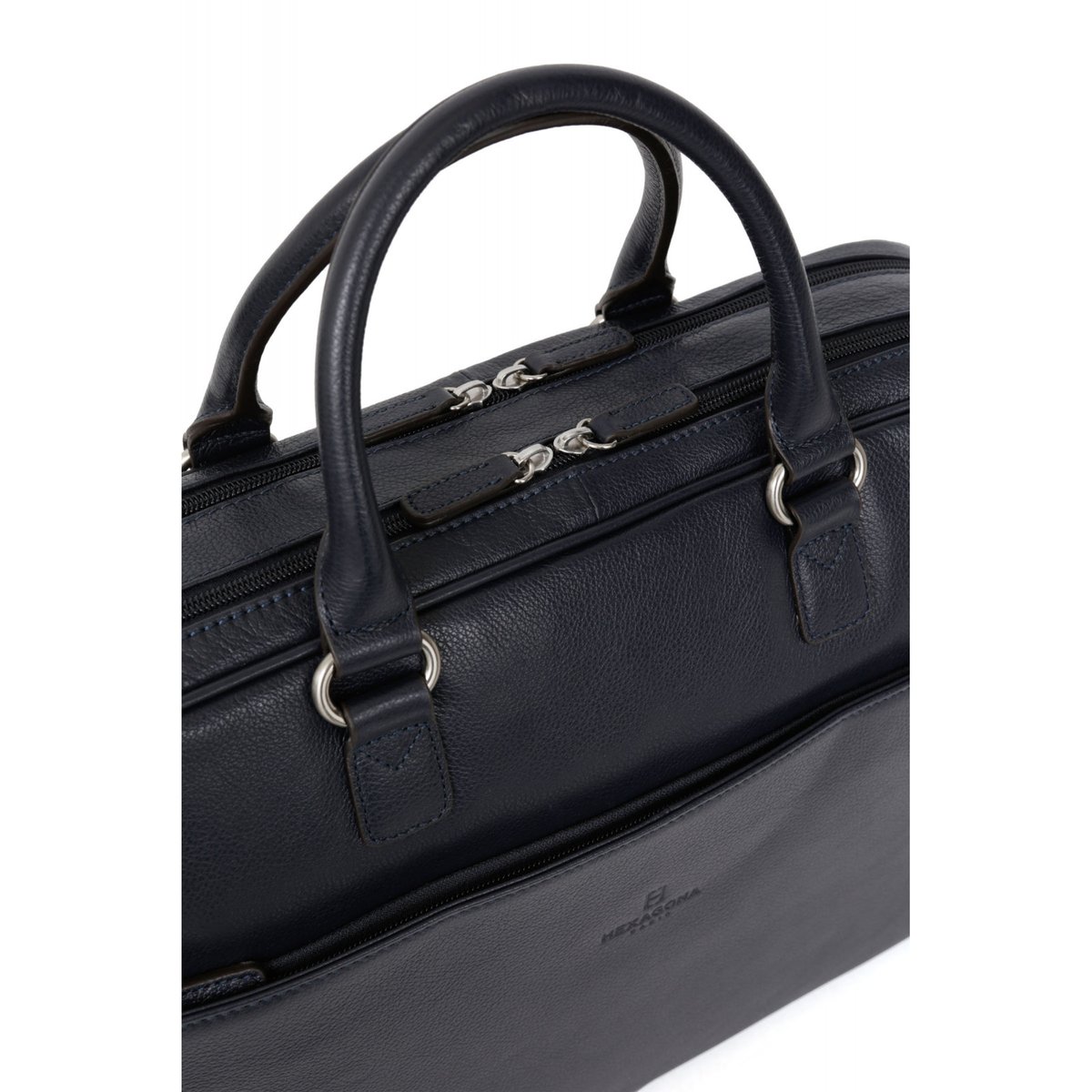 Porte-documents - 13" & A4 CONFORT BUSINESS bleu marine, HEXAGONA