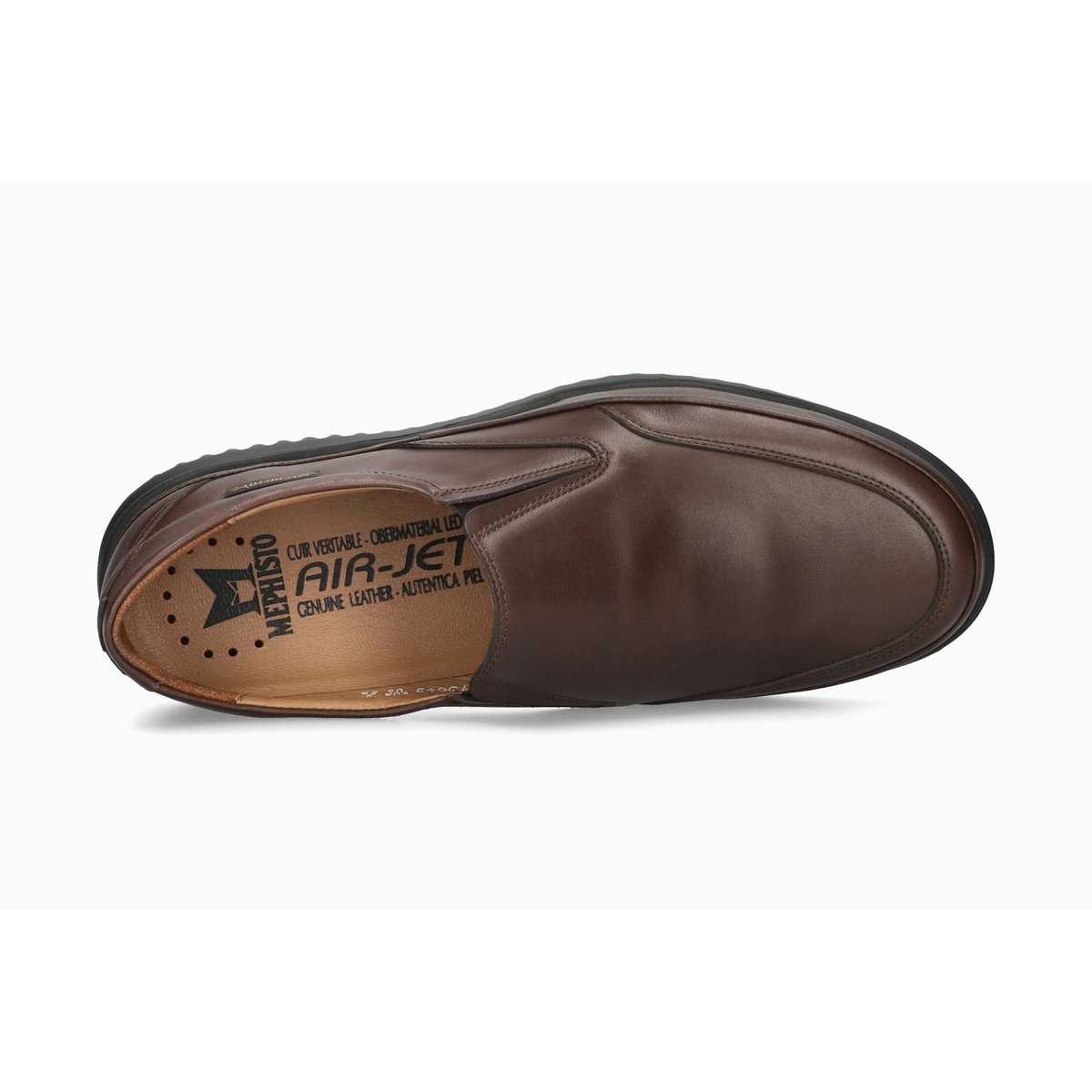 Mocassins en cuir TWAIN marron 5150, MEPHISTO