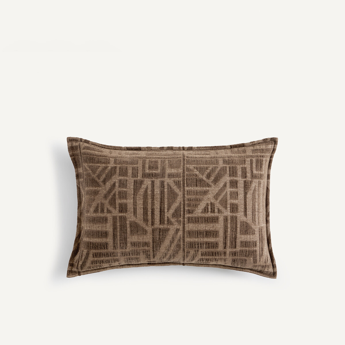 Kussenhoes van Jacquard chenille, Hesper taupe , AM.PM