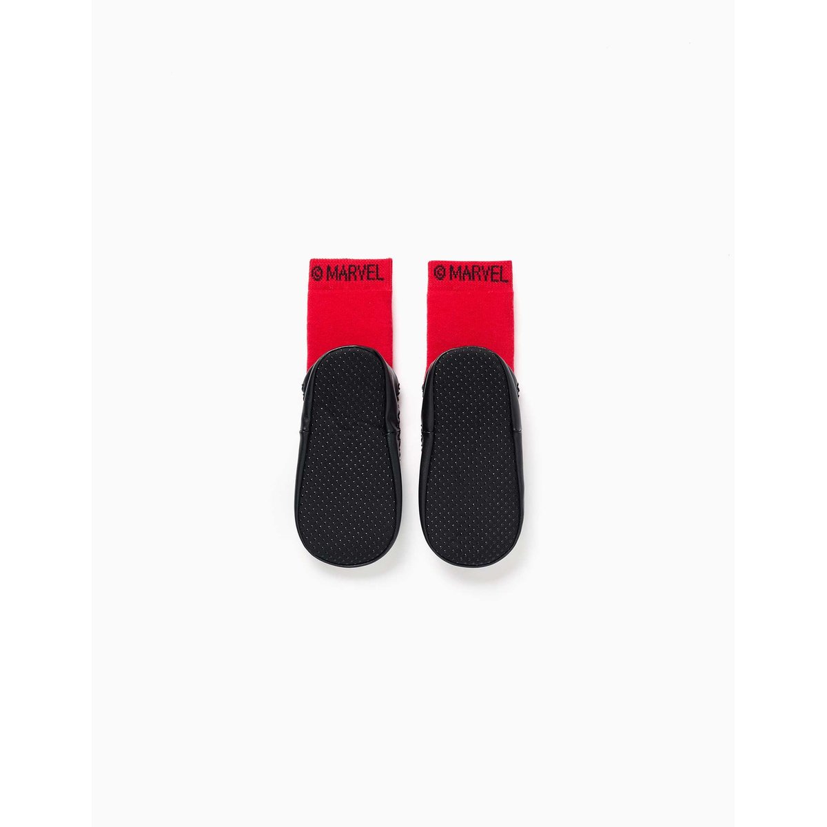 Chaussettes-chaussons avec semelle antidérapante et Spider-Man rouge, ZIPPY