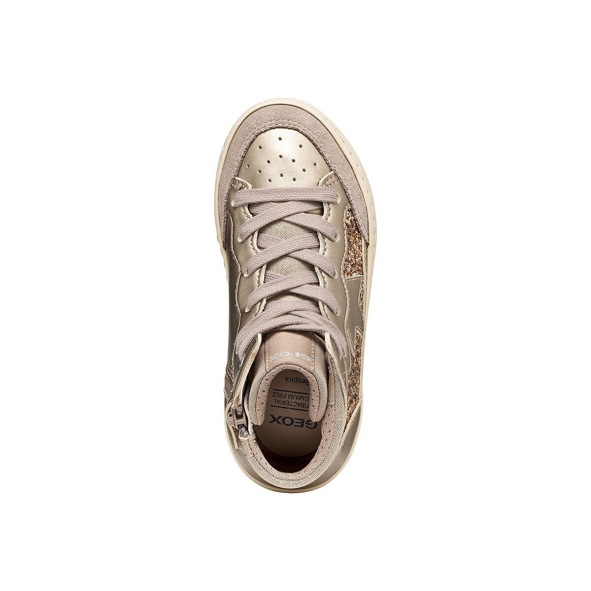 Kids Kalispera Breathable High Top Trainers bronze, GEOX
